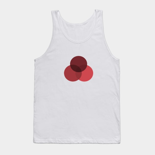 PINK RED ROUND DESIGN Tank Top by Artistic_st